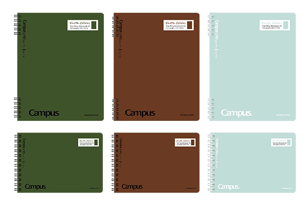 Sổ Gáy Lò Xo A5, A6 Kokuyo Earth Colors